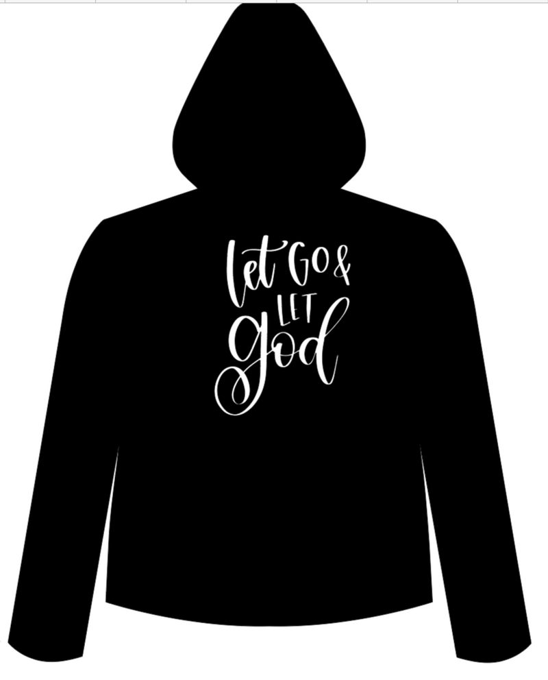 Let Go and Let God Christian Heavyweight Hoodie