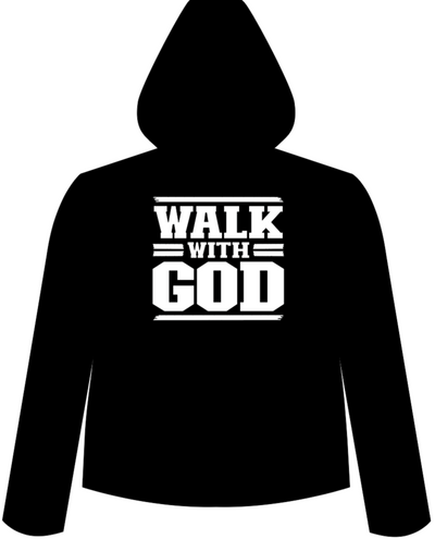 Walk with God Christian Heavyweight Hoodie