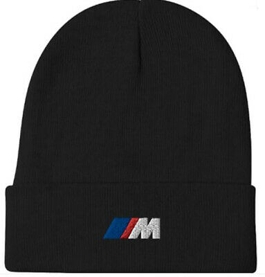 Beanie Hat M Sport Logo Embroidered