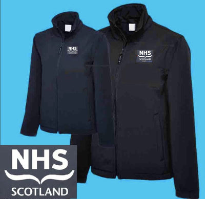Personalised NHS Scotland Fleece - great quality - discount for larger team runs.