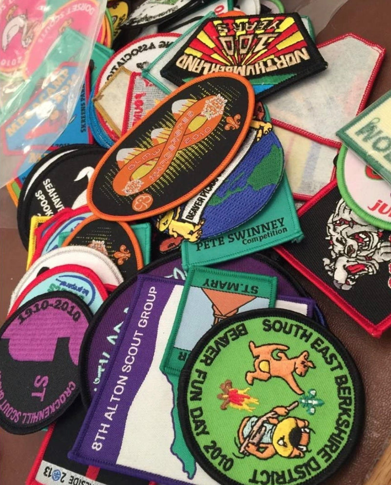 Random selection of Scout badges