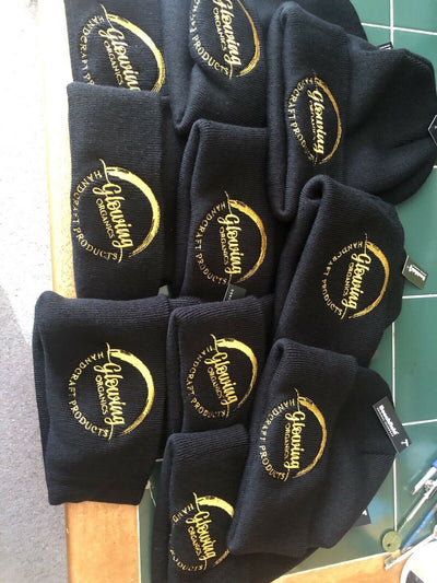 10 Personalised Beanie Hats - just send me your logo or text