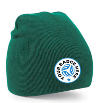250 x Custom Embroidered Beanie Hats With Company Logo Design